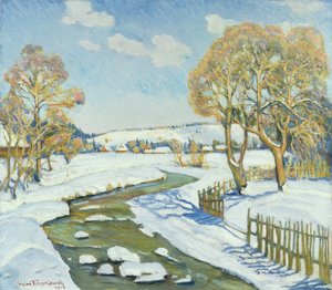 ポロニンの晴れた日、1917年 作： Stefan Filipowicz
